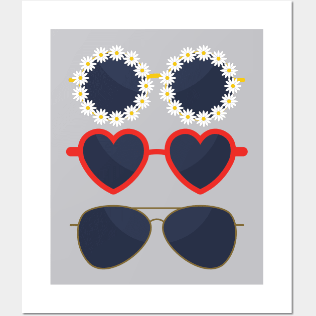 Ghost Glasses Wall Art by fashionsforfans